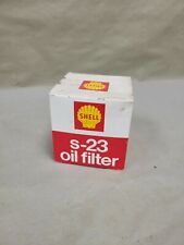 Shell S-23 Oil Filter Vintage Nos