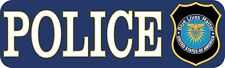 10in X 3in Police Blue Lives Matter Sticker Car Truck Vehicle Bumper Decal