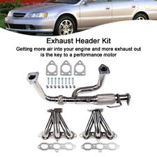 1 Exhaust Header Kit Fits Honda Accord 98-02 Acura Cl 02-03 Cl 99-03 3.2l