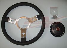 New 14 Vinyl Steering Wheel Adaptor Austin Healey Sprite 1958-63 Polished