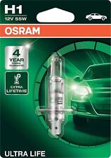 Osram Ultra Life H1 Halogen Headlamp 64150ult-01b 12 V Passenger Car Single