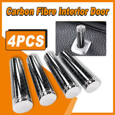 4x Carbon Fiber Interior Door Pin Lock Knob Cover For Bmw 3 5 7 Series E364690