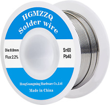 6040 Tin Lead Solder Wire With Rosin Core For Electrical Soldering 0.031 Inch0