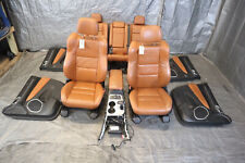 16 Jeep Grand Cherokee Srt Wk2 Oem Brown Interior Seats Screens Console Panels