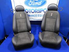 2003-2004 Ford Mustang Cobra Charcoal On Charcoal Coupe Conv Front Seat Seats
