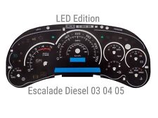 Escalade Gauge Face Led Edition For Silverado Sierra Duramax Diesel 03 04 05 New