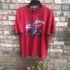 Vintage Hot Rod America Flames Graphic T-shirt Size Xl