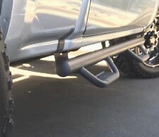 07-18 Fit Chevy Silverado Extended Cab Hoop Running Boards Side Steps Rail Matte