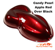 Candy Pearl Apple Red Over Black Basecoat Gallon Paint Kit High Solids Clear