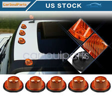 For Chevy 73-87 C102030506070 Gmc 5x Cab Roof Light Marker Amber Coverbase