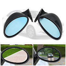 2pcs Universal Car Racing Rearview Side Wing Mirrors F1 Style Carbon Fiber Look