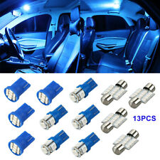 13x 8000k Led Interior Lights Bulbs Kit Dome License Plate Lamps Car Accessories