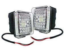 2x 360 Led Work Light High Output Offroad Truck Tractor Heavy Equipment Plow