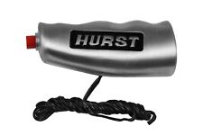 Hurst Brushed Aluminum Universal T- Handle - Brushed With 12v Switch - 1530010