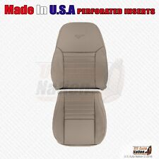 1999 -2004 Ford Mustang Gt Driver Bottom Top Perforated Leather Seat Cover Tan