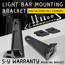 2x Led Light Bar Mounting Brackets 360 Side Rotating Al Alloy Holder Universal