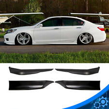 Front And Rear Bumper Lip Splitter Fits 13-15 Honda Accord Hfp Style