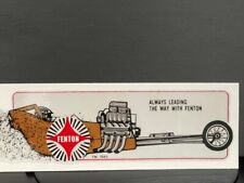 Vrhtf Nhra Vintage Very Cool Fenton Wheels Die Cut Sticker 6 X 2 Ex Conition