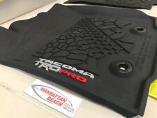 18-23 Tacoma Trd Pro Double Cab Auto Trans All Weather Rubber Floor Liner Mats