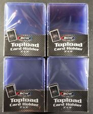 100 Bcw Regular 3x4 Toploaders Standard Top Loader Toploader 4 Packs Of 25