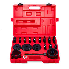 23 Pcs Front Wheel Drive Bearing Removal Adapter Puller Pulley Tool Kit W Case