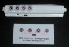 1969 Ford Torino Talladega Gauge Faces124 Scale Revell Monogram Kitspls Read