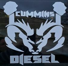 Cummins Turbo Diesel Back Window Ram Vinyl Decal Sticker