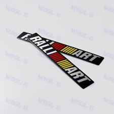 Ralliart Car Fender Hood Sticker Badge Decal Emblem For Mitsubishi Lancer Evo X2