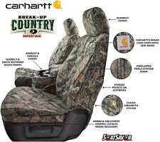 2015 - 2018 Ford F150 Pu Carhartt Custom Fit Front Bench Seat Covers Camouflage