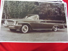 1961 Chrysler Convertible  Big 11 X 17 Photo  Picture