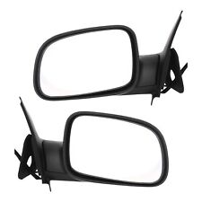 Set Of 2 Mirror Power For 1999-2004 Jeep Grand Cherokee Textured Black