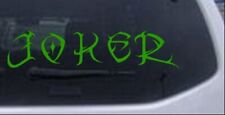 Tribal Joker Car Or Truck Window Laptop Decal Sticker Lime 8.5x2