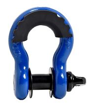 34 Blue D-ring Bow Shackle 10500 Lbs Black Pin No Noise Vibration Protector