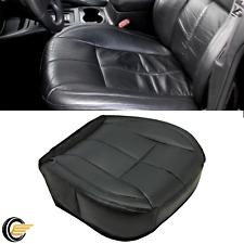 For 2002-04 Jeep Grand Cherokee Driver Bottom Seat Cover Synthetic Leather Black