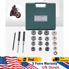 Universal Valve Seat Reamer Motorcycle Repair Displacement Cutter Tool Set Box