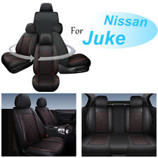 For Nissan Juke 2011-2017 Car 5 Seat Cover Cushion Pad Faux Leather Full Set
