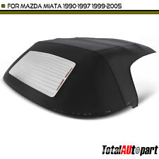 New Black Convertible Soft Top For Mazda Miata 1990-1997 99-05 W Glass Window