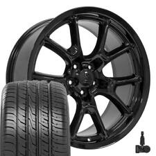 20 Inch Gloss Black 10369 Rims Tires Tpms Set Fit Charger Challenger Scatpak