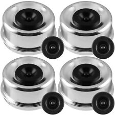 4pcs 2.72 Trailer Hub Bearing Dust Cap Cup For Most 7000 To 8000 Pound H13 Tx