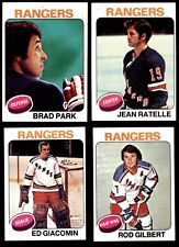 1975-76 Topps New York Rangers Near Team Set Rangers - Hockey 6 - Exmt