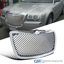 Fits 05-10 Chrysler 300 300c Front Chrome Mesh Honeycomb Style Hood Grill Grille