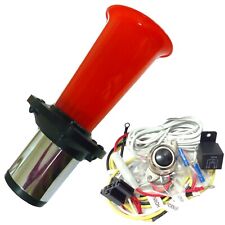 Car Horn Ooga Easy Install Kit Button Air Lunch Truck Van Boat Classic Hot Rod
