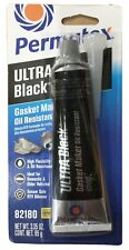 Permatex Ultra Black 82180 Max Oil Resistance Rtv Silicone Gasket Maker 3.35oz