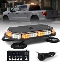 Xprite Whiteamber Mix 42 Led Strobe Beacon Light Rooftop Car Emergency Warning