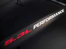 5.3l Performance Pair Hood Sticker Decals Emblem Chevy Silverado Gmc Sierra