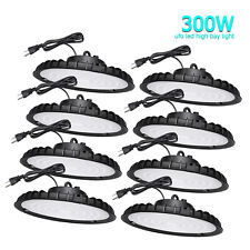 8pack 300w Ufo Led High Bay Light 300 Watts Factory Commercial Garage Gym Light