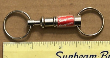 Snap On Tools Pull Apart Keychain With Two Swivel Rings And Red Snap On Logo