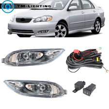 For Toyota Corolla 2005-2008 Pair Of Fog Light Lamp Assembly Wswitchwiring Kit