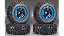 Traxxas Slash Rear Bfg Mud-terrain Tires On Blackblue Rims Set Of 4 Tra5883a