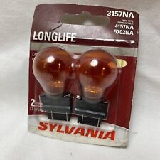 Sylvania - 3157na Long Life Miniature - Amber Bulb Also Fits 4157na 5702na